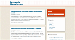 Desktop Screenshot of fernandomarcelo.com