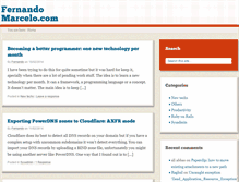 Tablet Screenshot of fernandomarcelo.com
